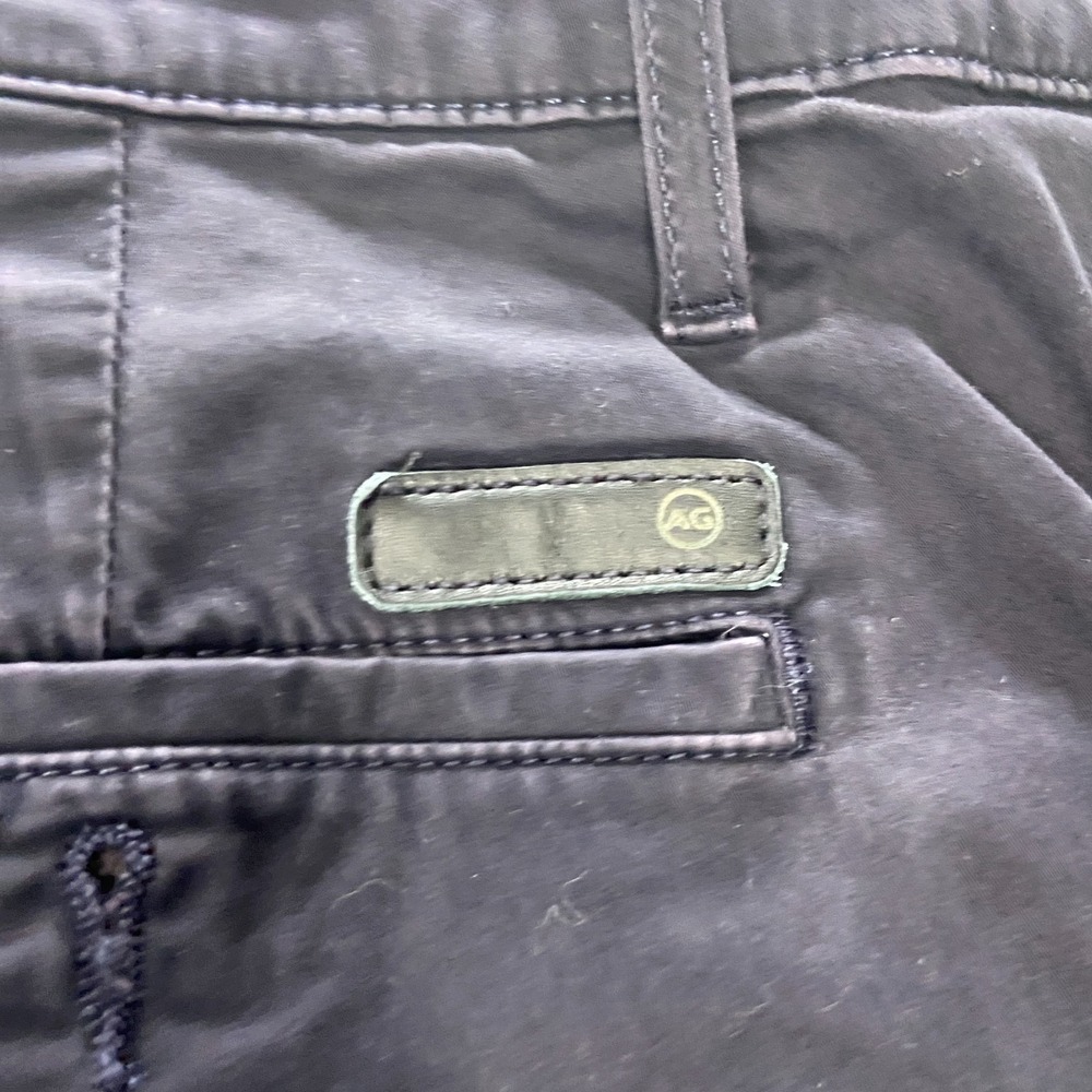 AG Adriano Goldschmied Jamison Chino Pants Mens 38R Navy Blue Stretch Skinny Leg - Picture 3 of 9